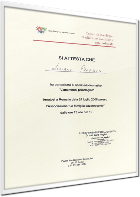 Anamnesi psicologica