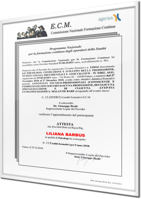 Formazione Operatori Sanità 2018