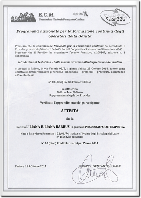 Programma nazionale per la formazione continua degli operatori della sanità